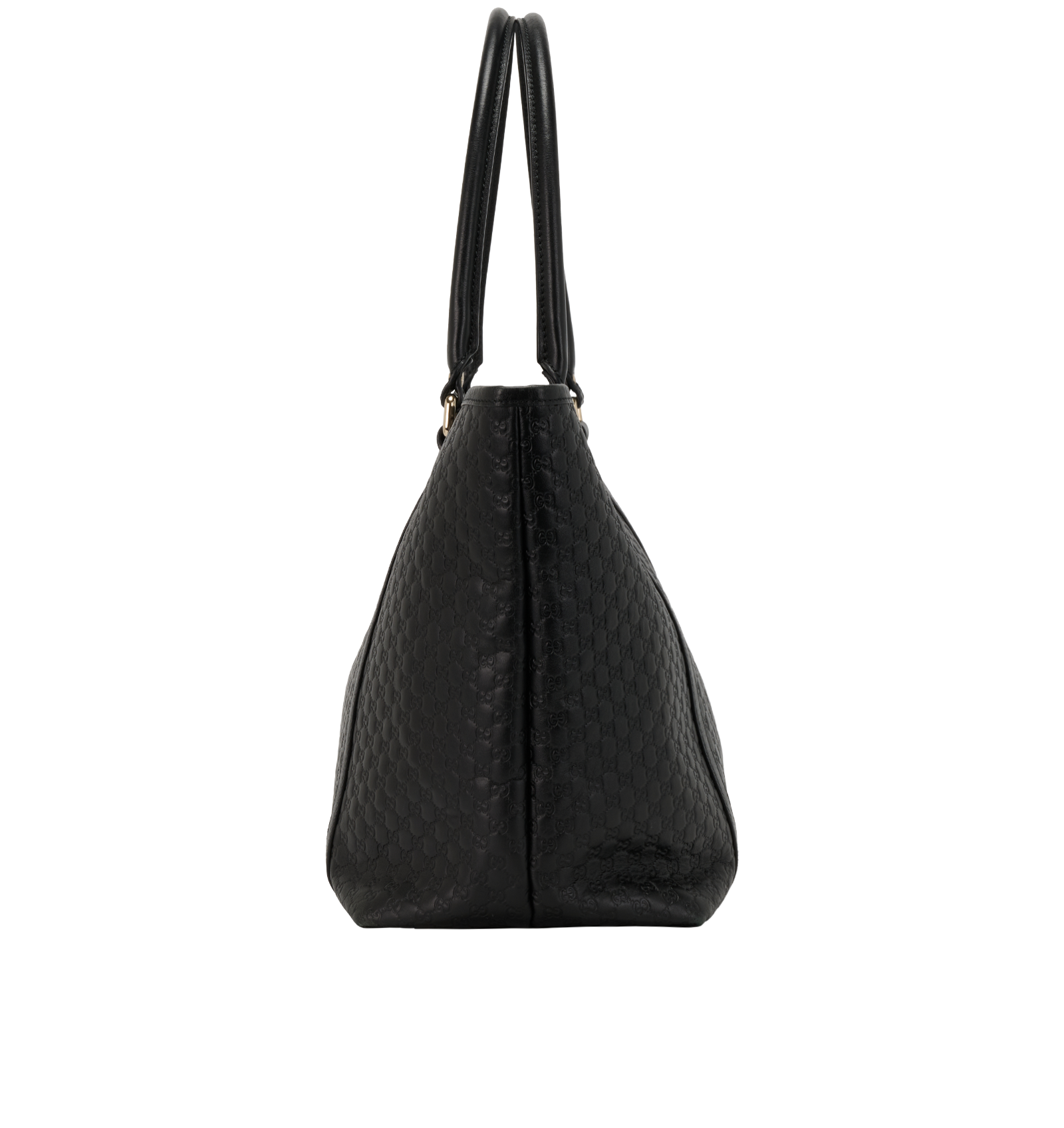 Micro Guccissima Joy Tote, &pound;450, Handbags, Black, Leather, Side view